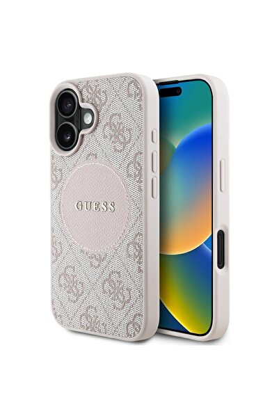 Guess Θήκη iPhone 16, Guess, PU, ​ ​ Ροζ