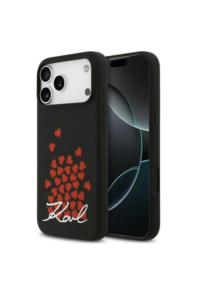 Stef's Cat Θήκη για iPhone 17 Pro Max, Γάτα της Στεφ, Λογότυπο Καρδιάς από Σι...