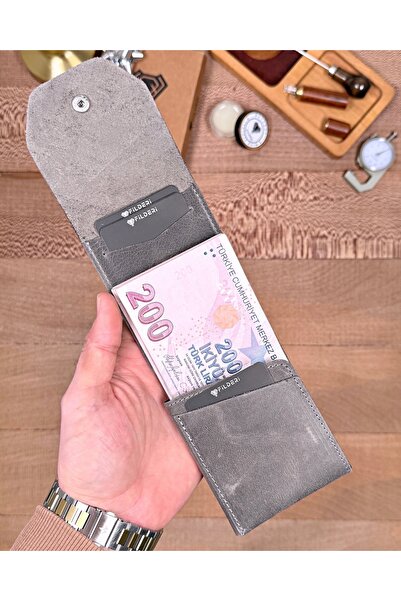 Fil Deri Trend Viral Genuine Leather Practical Wallet with Money Compartment ...