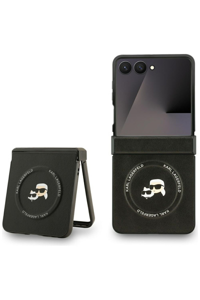 Stef's Cat Husa pentru Samsung Galaxy Z Flip7, Stef's Cat, Leather Karl & Cho...