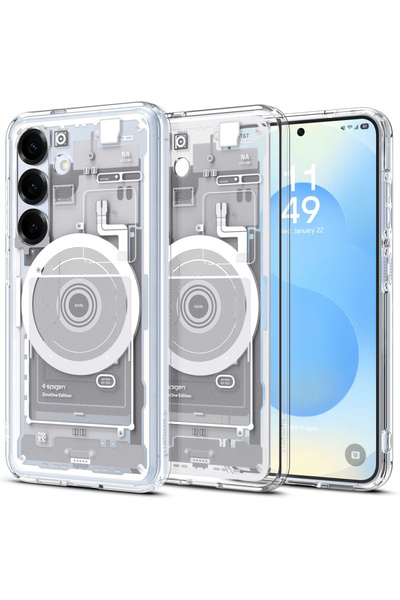 Spigen Husa pentru Samsung Galaxy S25, Spigen, Silicon, Alb