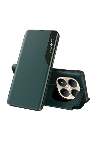 Techsuit Husa pentru Xiaomi Redmi Note 15 Pro+ 5G, Techsuit, PU, Verde