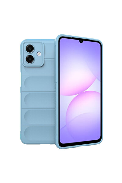 Stef's Cat Калъф за Samsung Galaxy A07 4G, Котката на Стеф, Магически щит, син