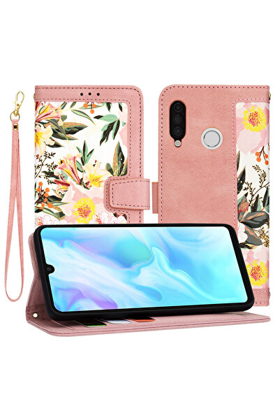 Techsuit Husa pentru Huawei P30 Lite, Techsuit, PU, Roz