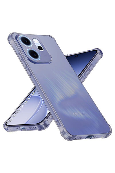 DAMUR Husa Clear Anti-Soc Oppo Reno15 F/FS, protectie colturi AirBag, design ...