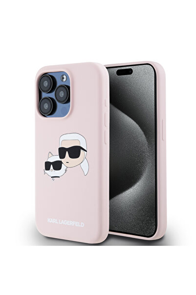 Karl Lagerfeld Husa pentru iPhone 15 Pro, Karl Lagerfeld, TPU, Roz