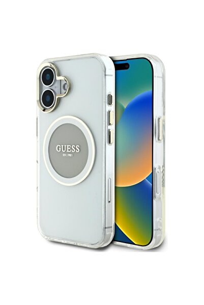Stef's Cat Husă pentru iPhone 16, Stef's Cat, IML Metal Colored Circle MagSaf...