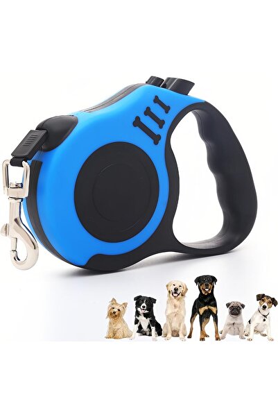 Arabest Retractable Dog Leash,5M Pet Walking Leash,Anti-Slip Handle,One Butto...