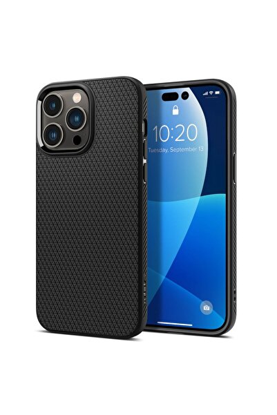 Stef's Cat Θήκη iPhone 14 Pro Max, Γάτα της Στεφ, Liquid Air (ACS04813), μαύρο