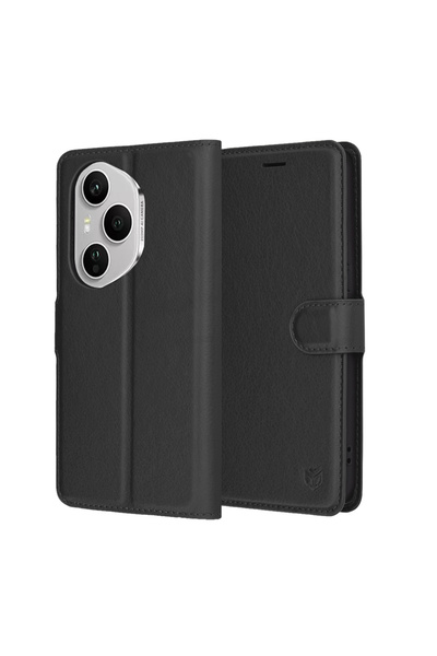 Stef's Cat Husa pentru Honor 400 Pro, Stef's Cat, Leather Folio, negru