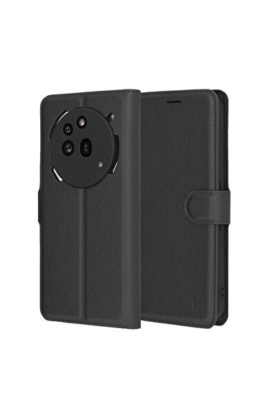 Techsuit Husa pentru Nothing Phone (3a) Pro, Leather Folio, protectie antisoc...