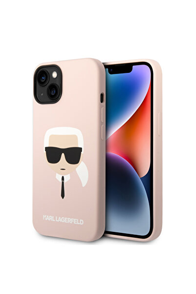 Karl Lagerfeld Husa pentru iPhone 14 Plus, Silicone MagSafe (KLHMP14MSLKHLP),...