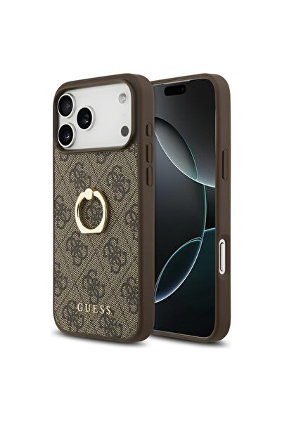 Guess Θήκη για iPhone 17 Pro Max, Guess, PU ​ ​ Καφέ