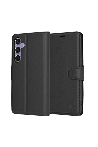 Stef's Cat Husa pentru Samsung Galaxy S24 Plus, Stef's Cat, Leather Folio, negru