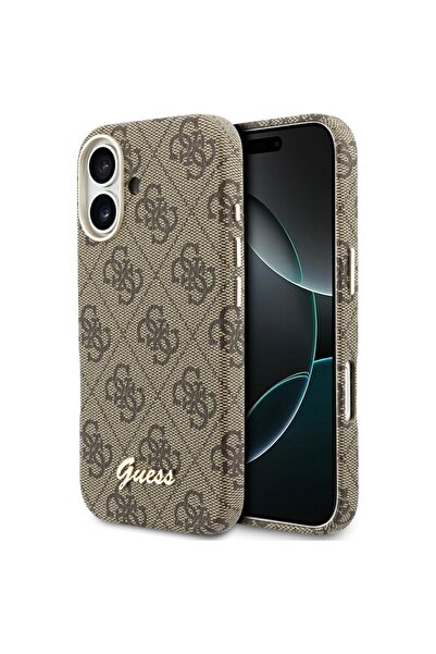Guess Θήκη iPhone 17, Guess, PU, ​ ​ Καφέ