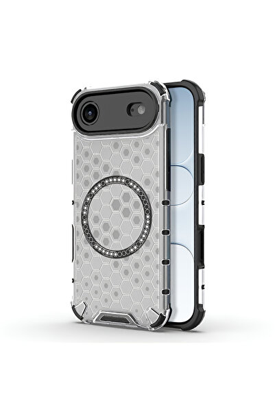 Techsuit Husa pentru iPhone 17 Air, HoneyComb Shield MagSafe [Camera Protecti...