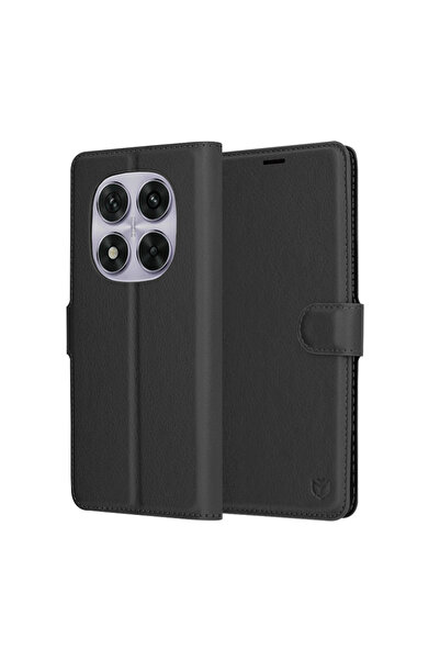 Techsuit Θήκη για Xiaomi Redmi Note 14 Pro+ 5G, Techsuit, PU ​ ​ Μαύρο