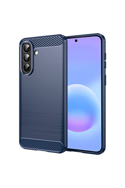 DAMUR Husa Carbon Samsung Galaxy A57 5G, Silicon TPU Durabil, Grip Anti-Alune...