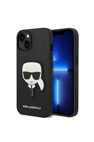 OEM Husa pentru iPhone 14 Plus, Karl Lagerfeld, Protectie, negru