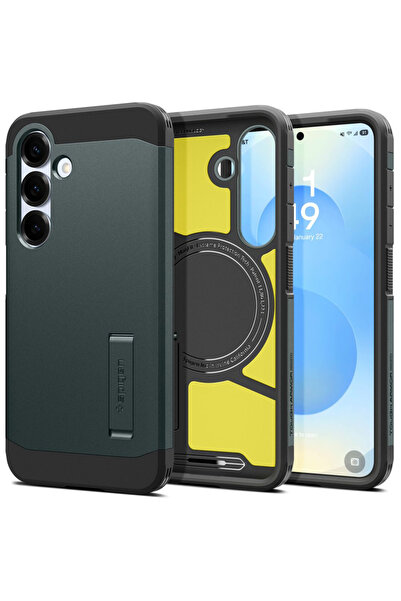 Spigen Θήκη για Samsung Galaxy S25 Plus, Spigen, TPU, Πράσινο