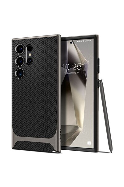 Spigen Husa pentru Samsung Galaxy S24 Ultra, Spigen, Silicon, Cenusiu