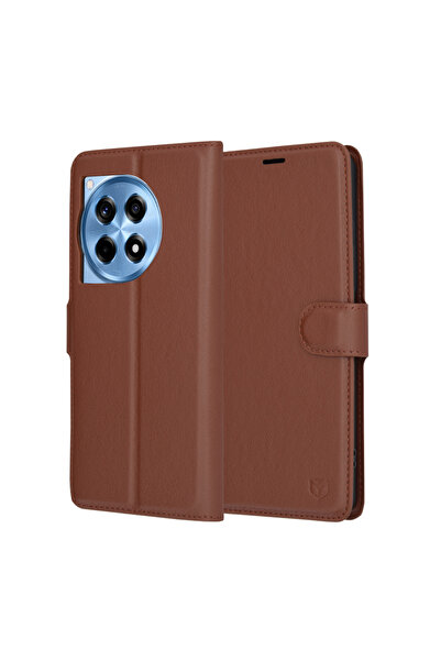 Stef's Cat Husa pentru OnePlus 12R, Stef's Cat, Leather Folio, maro