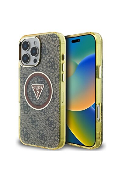 Guess Θήκη για iPhone 16 Pro Max, Guess, TPU, Καφέ