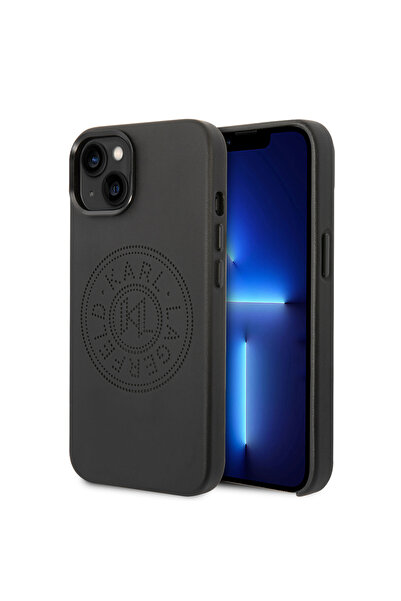 Stef's Cat Husa pentru iPhone 14 Plus, Stef's Cat, Hardcase Leather Perforate...