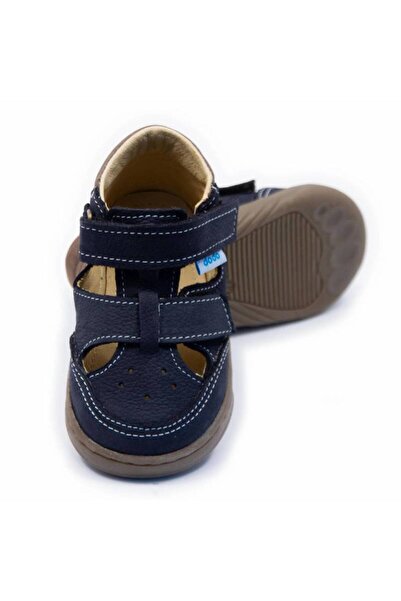 DODO SHOES Sandale copii barefoot Sunrise, Culoare Marine din piele naturala,...