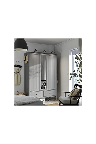 IKEA gardırop, gri, 128x64x201 cm