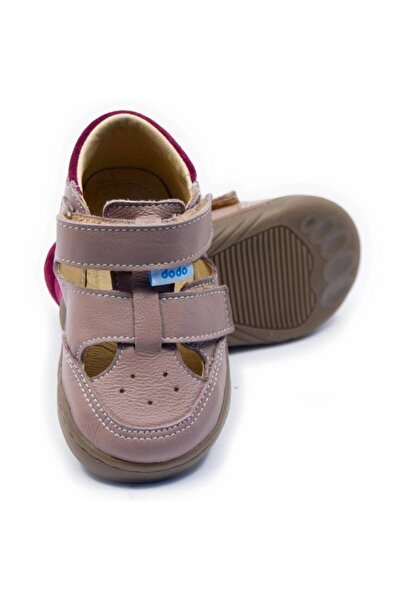 DODO SHOES Sandale copii barefoot Sunrise Dusty Rose din piele naturala, talp...