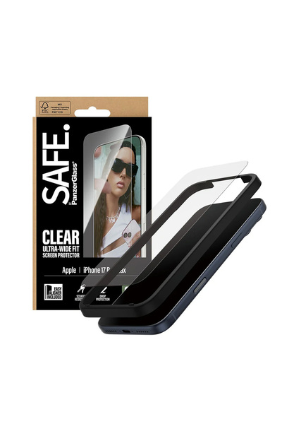 CARE by PanzerGlass® Folie protectie pentru iPhone 17 Pro Max, Antisoc, trans...