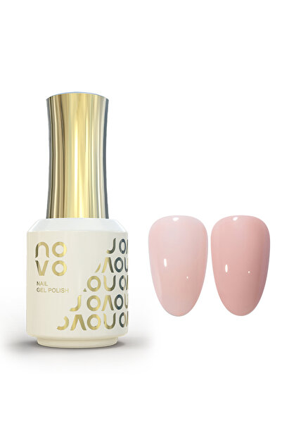 No-vo 3-in-1 One Step Gel Polish, No Base Topcoat, Soak-Off UV LED Lamp 12ml-...