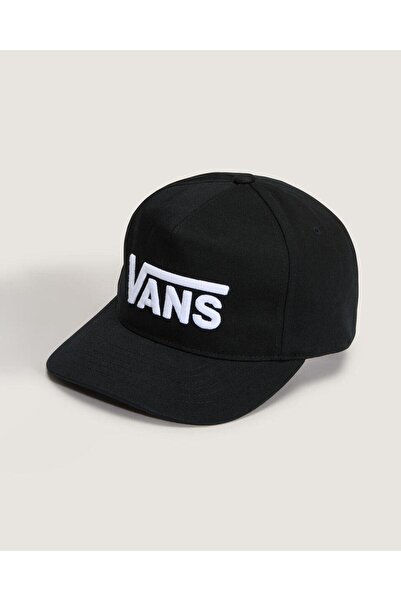 Vans Drop V Logo Snapback Unisex Şapka VN000QAHBLK1 Siyah-STD