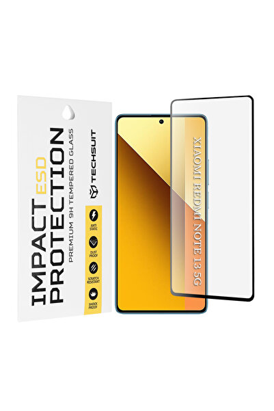 Techsuit Folie protectie pentru Xiaomi Redmi Note 13 5G, Transparenta;Antisoc...