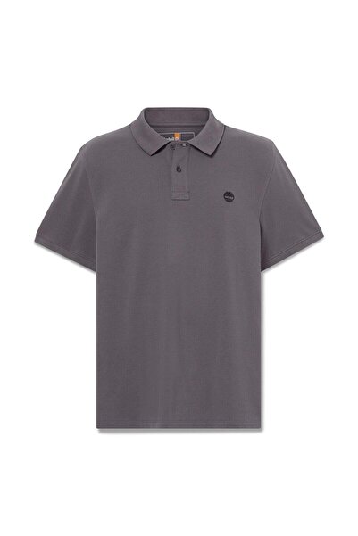 Timberland MILLERS RIVER Ανδρικό Κοντομάνικο Πόλο Μπλουζάκι TB0A6VDPW081 Γκρι-XL