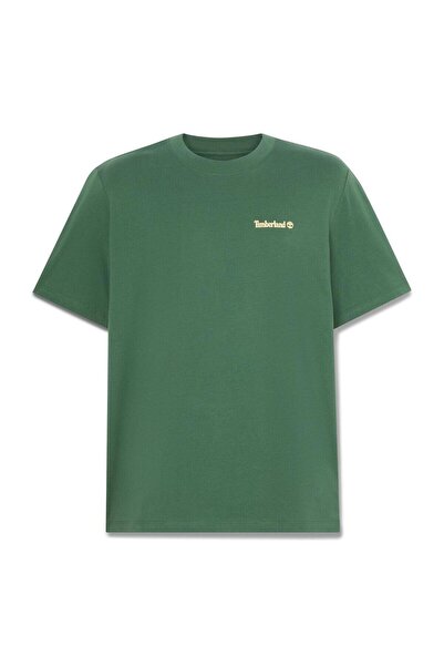 Timberland Magnet Back Graphic Tee Erkek Tişört TB0A5MNVA6X1 Yeşil-3XL