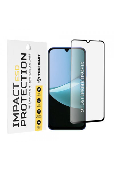 Techsuit Προστατευτικό οθόνης για Xiaomi Redmi 15c 5G / 15c 4G, Σκληρυμένο γυ...