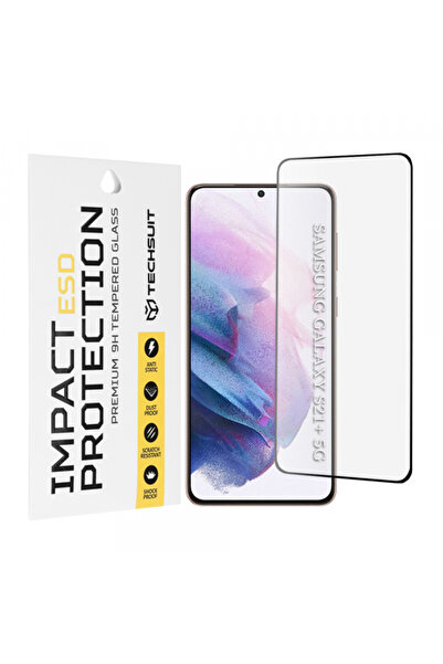 Techsuit Folie de protecție pentru Samsung Galaxy S21+ 5G G996, Sticlă securi...