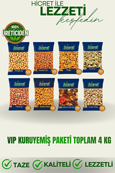 Hicret Kuruyemiş VIP Kuruyemiş Paketi