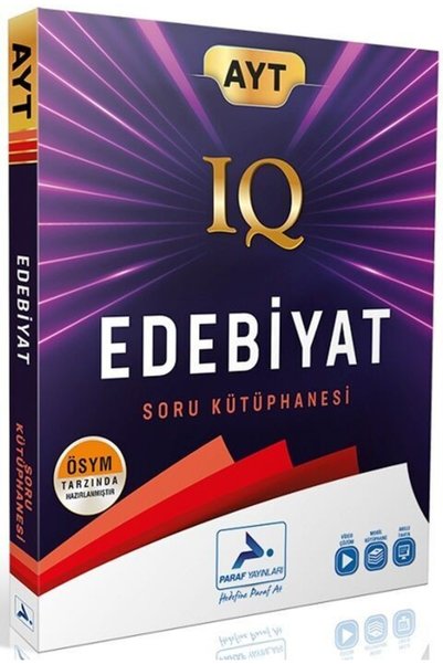 Ankara Kitap Merkezi AYT Edebiyat IQ Soru Kütüphanesi Paraf Yayınları