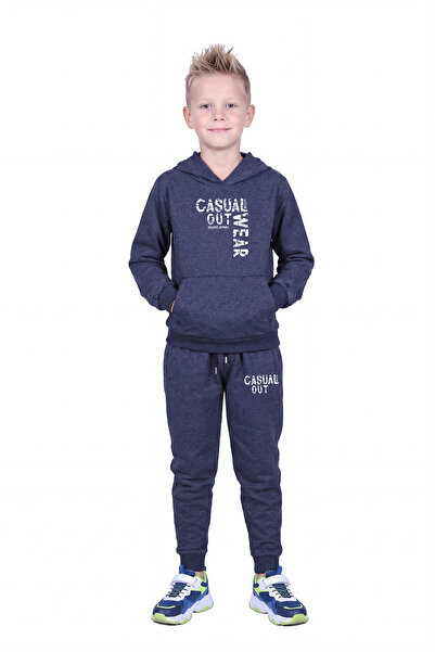 panios kids Σετ φόρμας για αγόρια με κουκούλα, τσέπη καγκουρό και λεπτομέρεια...