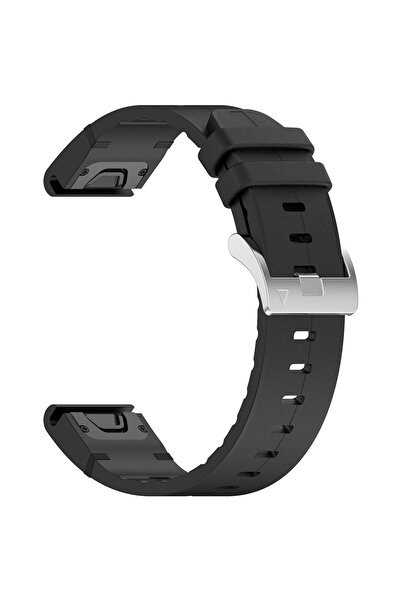 Techsuit Λουράκι για Garmin Watch, Techsuit, Απομίμηση Δέρματος, Μαύρο