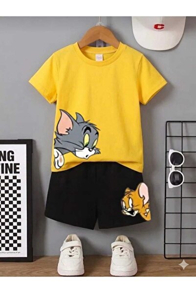 Nice Clothes Summer Children's T-Shirt Shorts Unisex (Tom and Jery)
