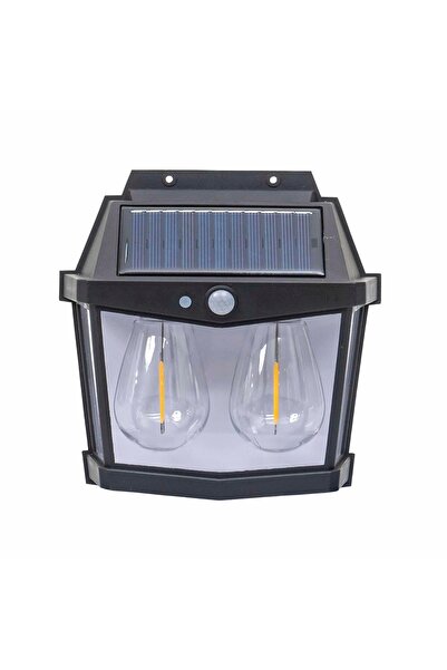 FOXMAG24 Ηλιακό φωτιστικό τοίχου με 2 λάμπες LED, αισθητήρα κίνησης και 3 λει...