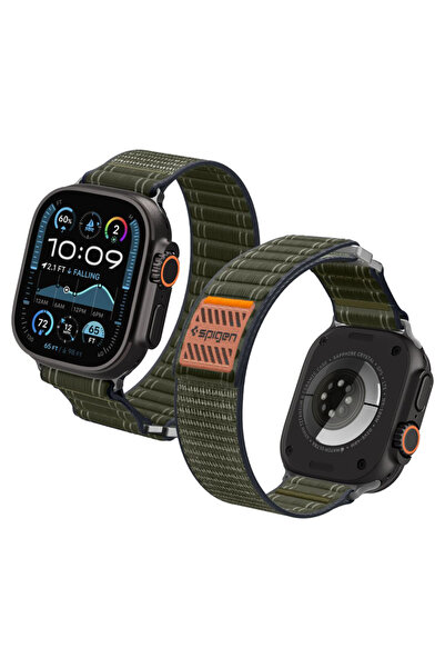 Spigen Λουράκι για Apple Watch Ultra, Spigen, Σιλικόνης, Πράσινο