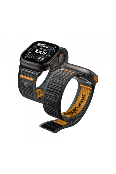 Spigen Λουράκι για Apple Watch, Spigen, Σιλικόνης, Μαύρο