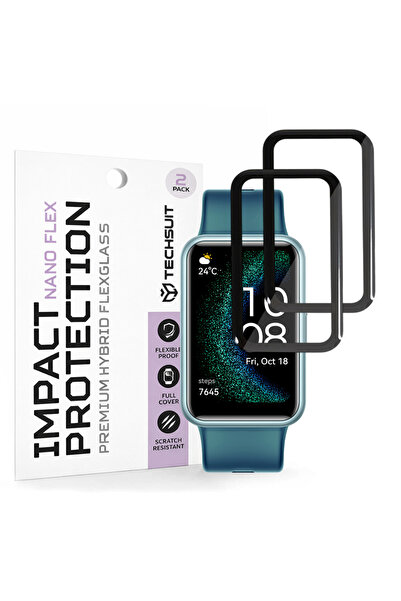 Techsuit Θήκη Huawei Watch, Techsuit, Πλαστικό, Μαύρο