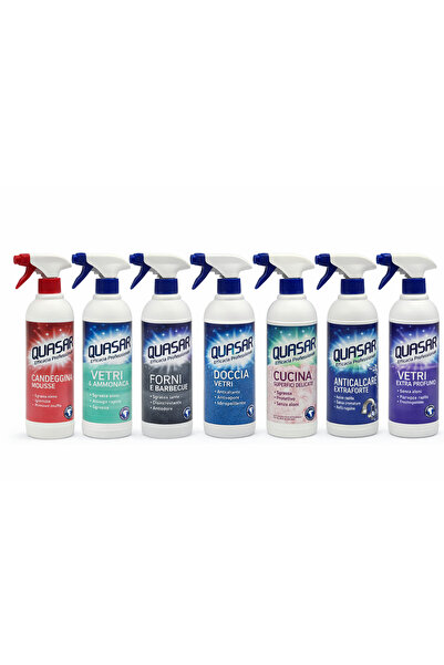 Quasar Complete set of 7 solutions – professional cleaning for the entire home