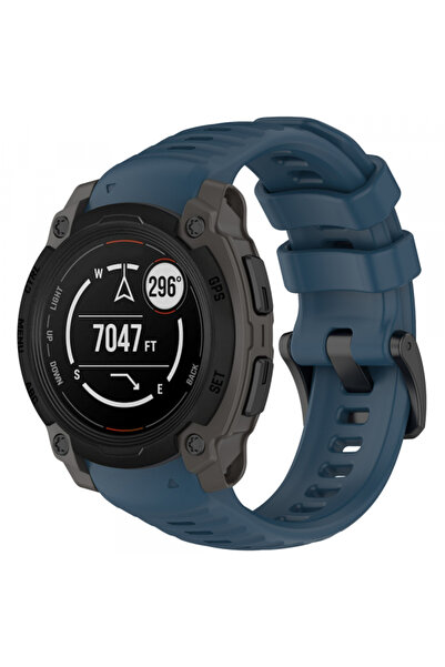 Techsuit Λουράκι ρολογιού Garmin, Techsuit, Σιλικόνη, Σκούρο Μπλε